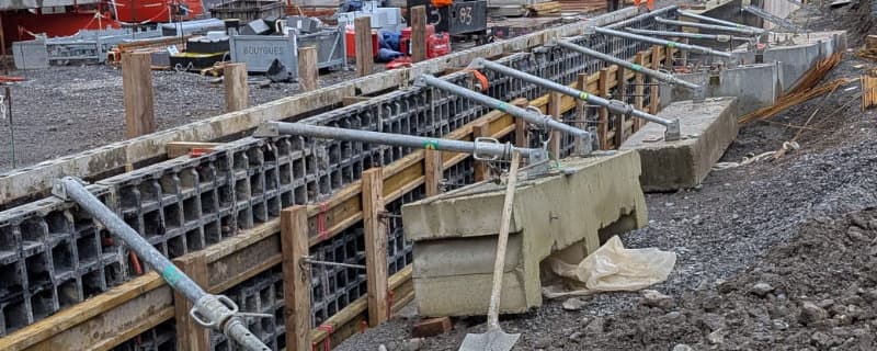 Bloc Encoches - Coffrage et mise en œuvre